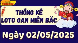 Thống Kê Loto Gan Miền Bắc Ngày 02/05/2025 - Phân Tích LoTo Gan MB