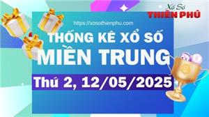 Thống Kê Miền Trung Thứ 2 Ngày 12/05/2025 - Phân Tích XSMT 30 Ngày