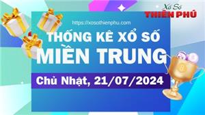 Thống kê miền Trung Ngày 21/07/2024 - Phân Tích XSMT Chủ Nhật