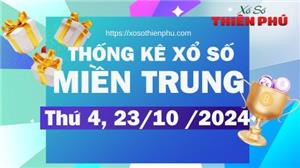 Thống Kê Miền Trung Thứ 4 Ngày 23/10/2024 - Phân Tích XSMT Hôm Nay