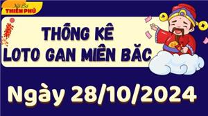 Thống Kê Lôtô Gan Miền Bắc Ngày 28/10/2024 - Phân Tích LoTo Gan MB