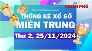 Thống Kê Miền Trung Thứ 2 Ngày 25/11/2024 - Phân Tích XSMT 30 Ngày