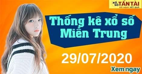 thống kê xsmt 29/7/2020