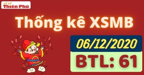 Thống kê XSMB 6/12/2020