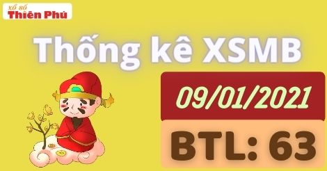Thống kê XSMB 9/1/2021