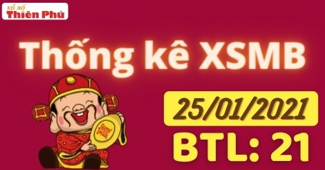 Thống kê bạch thủ lô miền bắc 25/1/2021
