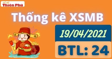 Thống kê XSMB 19/4/2021