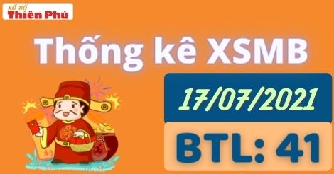 Thống kê XSMB 17/7/2021
