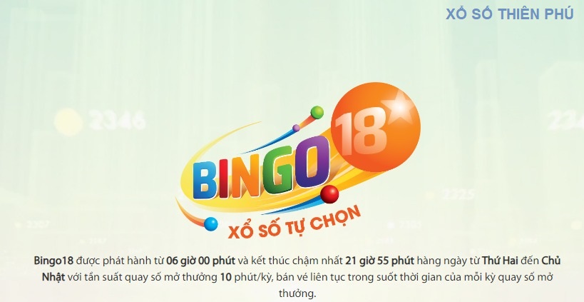 Cách chơi Bingo 18 vietlott dễ hiểu