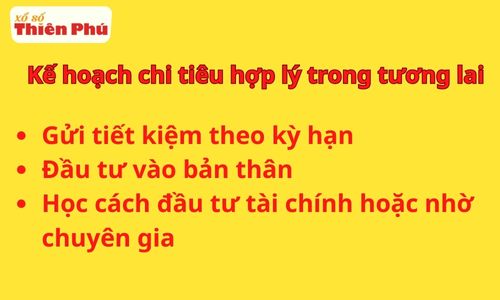 Lên kế hoạch chi tiêu hợp lý