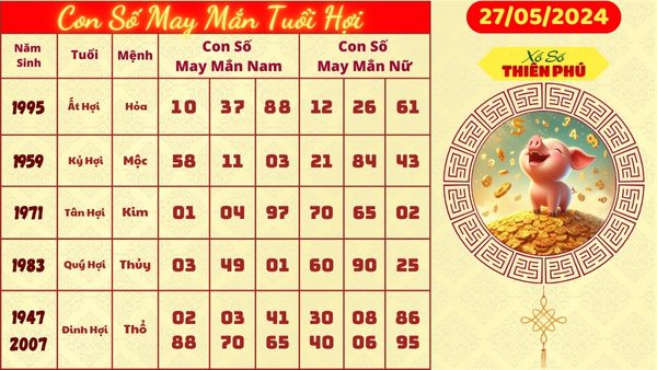 Tử vi tuổi hợi 27/05/2024