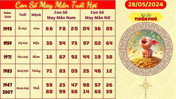 Tử vi tuổi hợi 28/05/2024