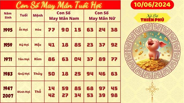 Tử vi tuổi hợi 10/06/2024