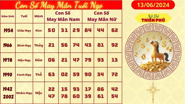 Tử vi tuổi ngọ hôm nay 13/06/2024