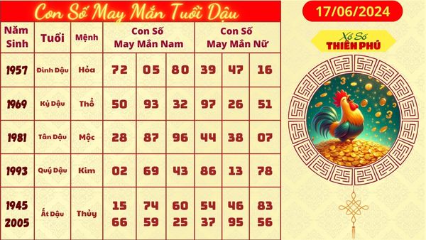 Tử vi tuổi dậu 14/06/2024