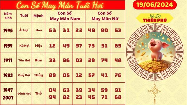 Tử vi tuổi hợi 19/06/2024