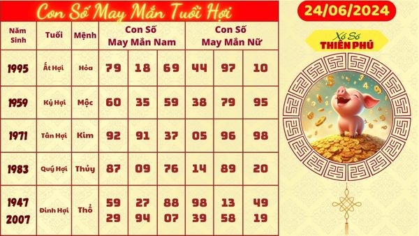 Tử vi tuổi hợi 24/06/2024